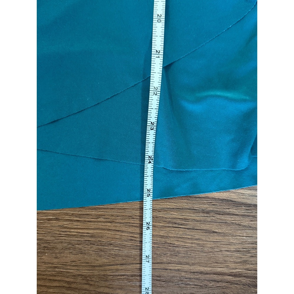 Miraclesuit Teal Draped Tankini Top Underwire Support Gold Accents Beach - Picture 7 of 7